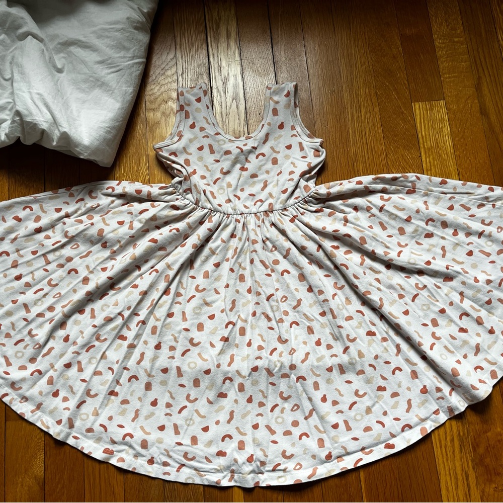 Alice + Ames Tank Ballet Dress in Clay Terrazzo